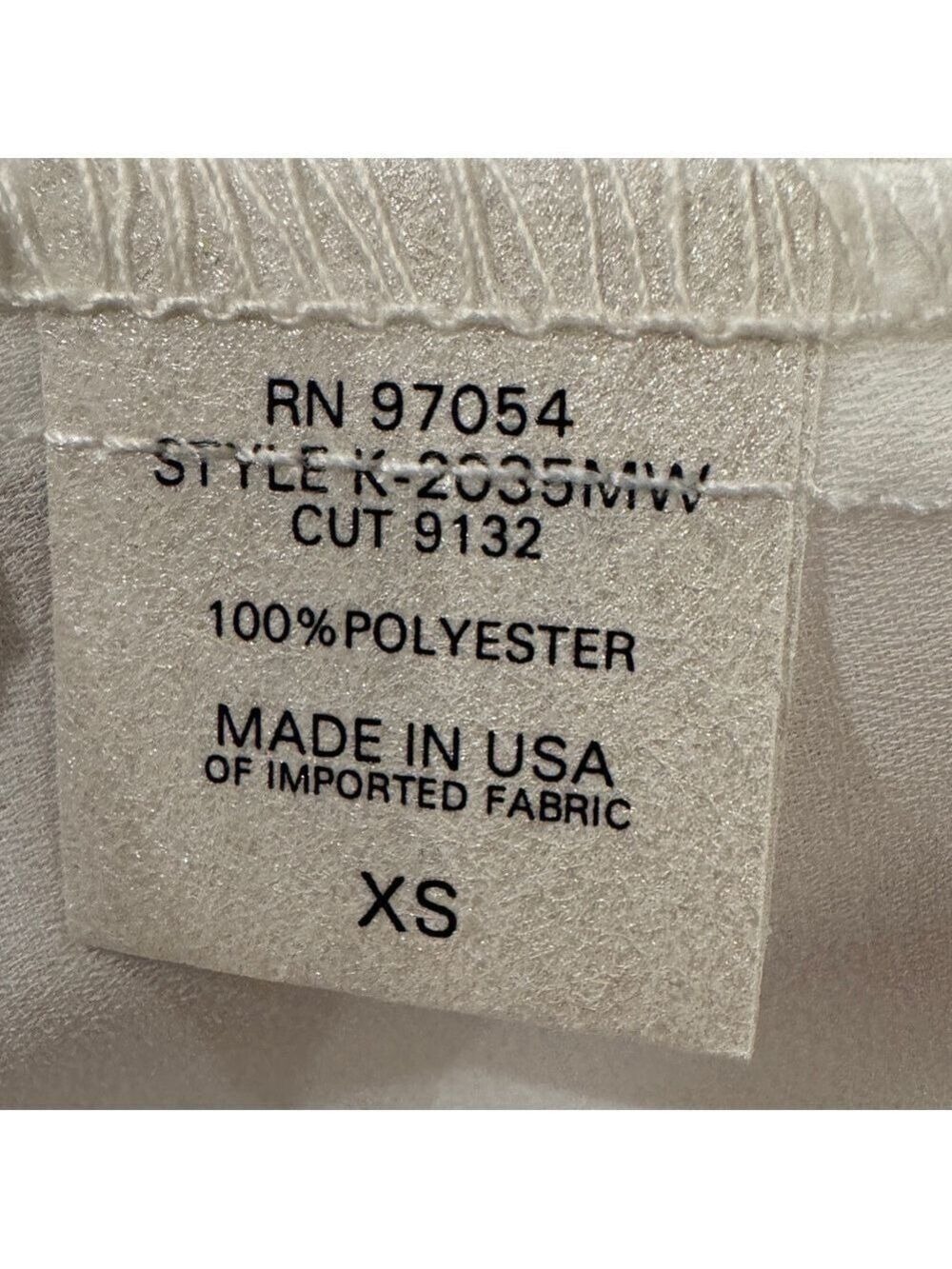 Krisa @ Revolve Ivory Ruffle Neck Surplice Layered Mini Dress New Size XS - Picture 7 of 9